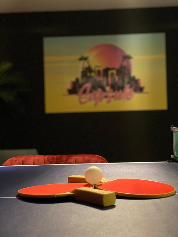 Capsule Miami Vice - Jacuzzi - Billard - Ecran Cinema & Netflix - Ping-Pong - Nintendo & Jeux- ليفين المظهر الخارجي الصورة